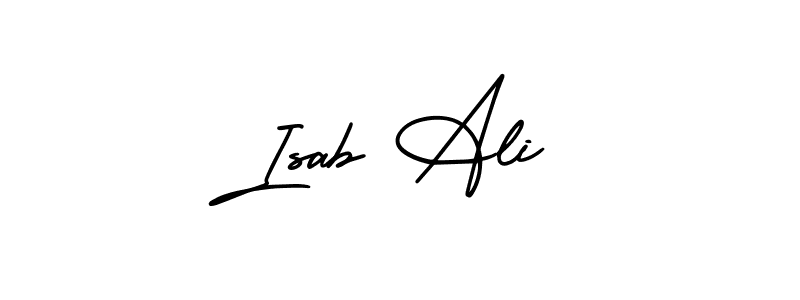 You can use this online signature creator to create a handwritten signature for the name Isab Ali. This is the best online autograph maker. Isab Ali signature style 3 images and pictures png