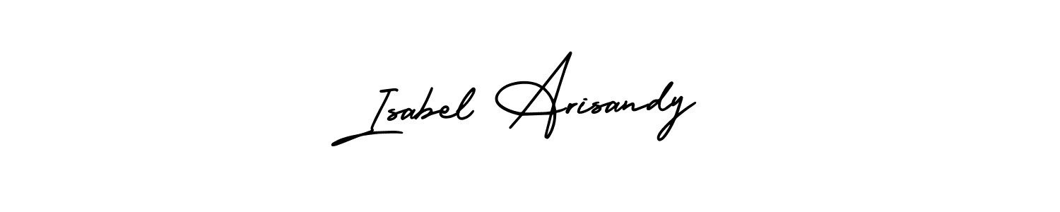 Also You can easily find your signature by using the search form. We will create Isabel Arisandy name handwritten signature images for you free of cost using AmerikaSignatureDemo-Regular sign style. Isabel Arisandy signature style 3 images and pictures png