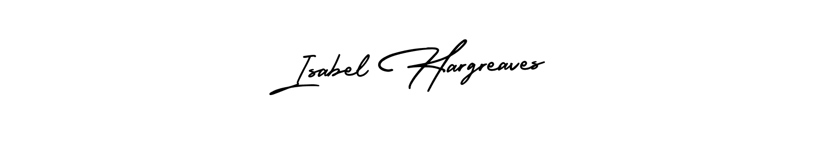 It looks lik you need a new signature style for name Isabel Hargreaves. Design unique handwritten (AmerikaSignatureDemo-Regular) signature with our free signature maker in just a few clicks. Isabel Hargreaves signature style 3 images and pictures png