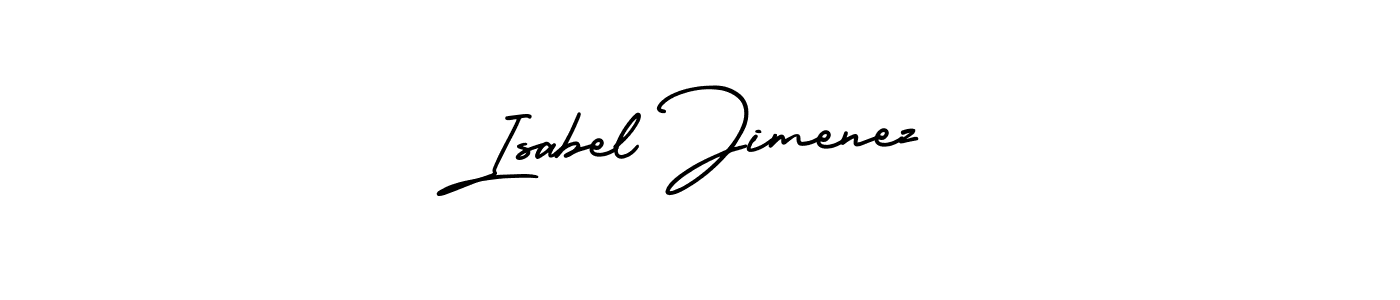 Use a signature maker to create a handwritten signature online. With this signature software, you can design (AmerikaSignatureDemo-Regular) your own signature for name Isabel Jimenez. Isabel Jimenez signature style 3 images and pictures png