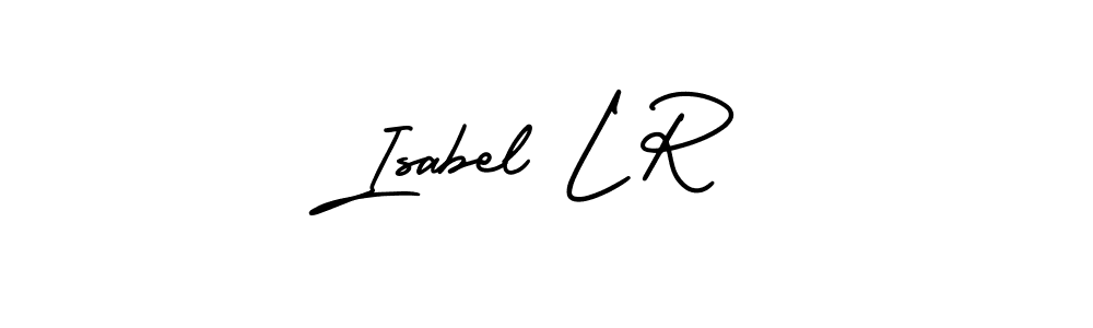 Similarly AmerikaSignatureDemo-Regular is the best handwritten signature design. Signature creator online .You can use it as an online autograph creator for name Isabel L R. Isabel L R signature style 3 images and pictures png