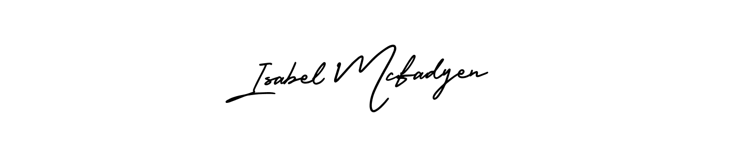 Make a beautiful signature design for name Isabel Mcfadyen. With this signature (AmerikaSignatureDemo-Regular) style, you can create a handwritten signature for free. Isabel Mcfadyen signature style 3 images and pictures png