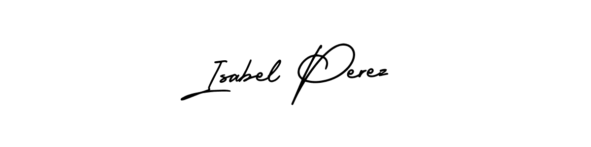 How to make Isabel Perez signature? AmerikaSignatureDemo-Regular is a professional autograph style. Create handwritten signature for Isabel Perez name. Isabel Perez signature style 3 images and pictures png