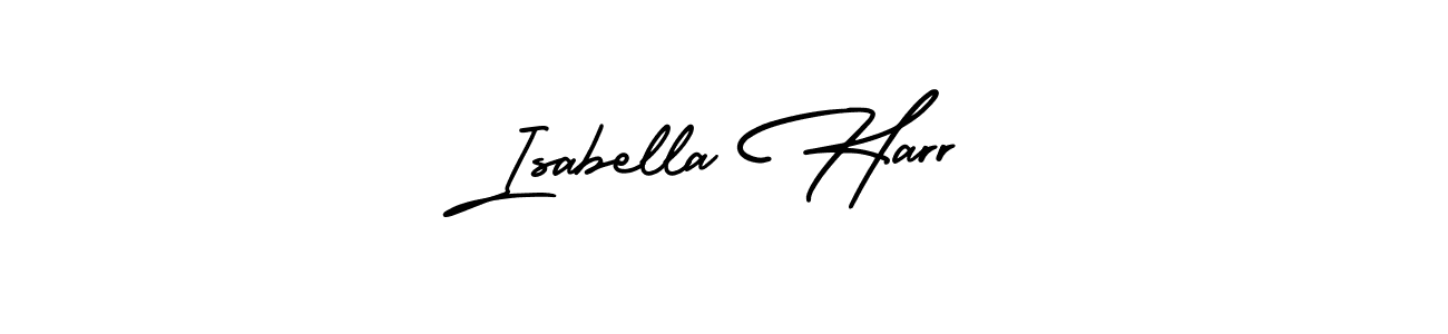 Use a signature maker to create a handwritten signature online. With this signature software, you can design (AmerikaSignatureDemo-Regular) your own signature for name Isabella Harr. Isabella Harr signature style 3 images and pictures png