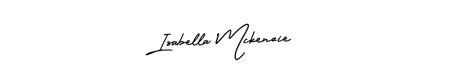 Isabella Mckenzie stylish signature style. Best Handwritten Sign (AmerikaSignatureDemo-Regular) for my name. Handwritten Signature Collection Ideas for my name Isabella Mckenzie. Isabella Mckenzie signature style 3 images and pictures png