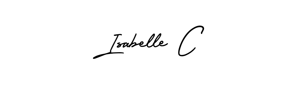 if you are searching for the best signature style for your name Isabelle C. so please give up your signature search. here we have designed multiple signature styles  using AmerikaSignatureDemo-Regular. Isabelle C signature style 3 images and pictures png