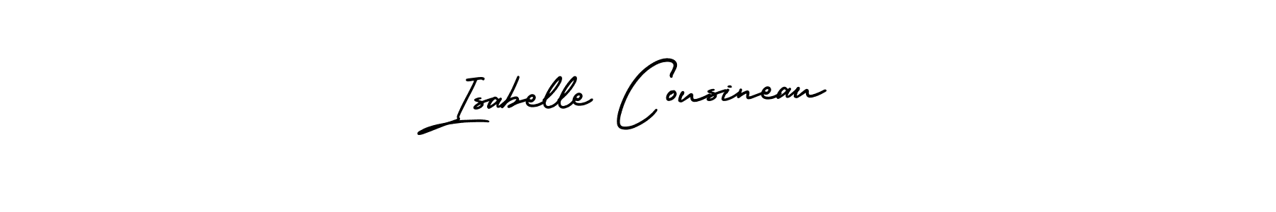 Best and Professional Signature Style for Isabelle Cousineau. AmerikaSignatureDemo-Regular Best Signature Style Collection. Isabelle Cousineau signature style 3 images and pictures png