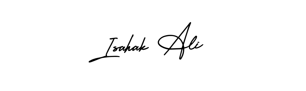 Make a short Isahak Ali signature style. Manage your documents anywhere anytime using AmerikaSignatureDemo-Regular. Create and add eSignatures, submit forms, share and send files easily. Isahak Ali signature style 3 images and pictures png