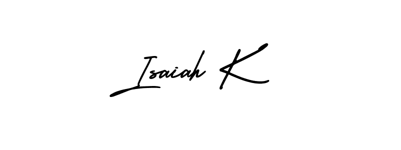 Similarly AmerikaSignatureDemo-Regular is the best handwritten signature design. Signature creator online .You can use it as an online autograph creator for name Isaiah K. Isaiah K signature style 3 images and pictures png