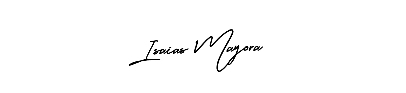 How to make Isaias Mayora signature? AmerikaSignatureDemo-Regular is a professional autograph style. Create handwritten signature for Isaias Mayora name. Isaias Mayora signature style 3 images and pictures png