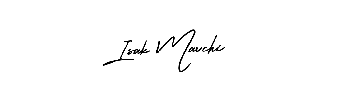 Create a beautiful signature design for name Isak Mavchi. With this signature (AmerikaSignatureDemo-Regular) fonts, you can make a handwritten signature for free. Isak Mavchi signature style 3 images and pictures png