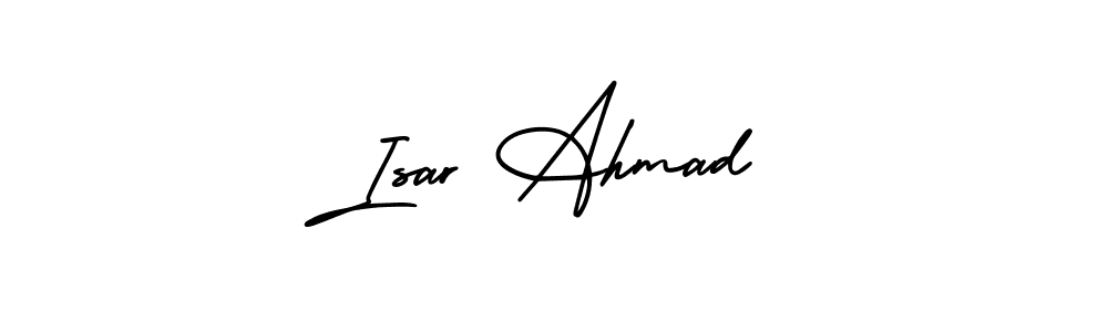 Also You can easily find your signature by using the search form. We will create Isar Ahmad name handwritten signature images for you free of cost using AmerikaSignatureDemo-Regular sign style. Isar Ahmad signature style 3 images and pictures png