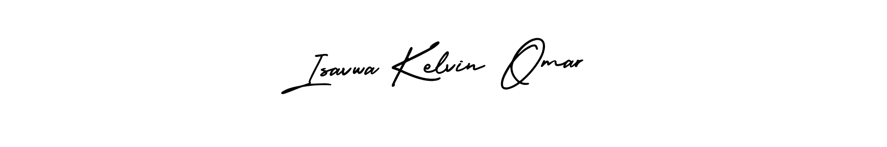 Also You can easily find your signature by using the search form. We will create Isavwa Kelvin Omar name handwritten signature images for you free of cost using AmerikaSignatureDemo-Regular sign style. Isavwa Kelvin Omar signature style 3 images and pictures png