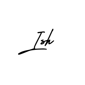 Design your own signature with our free online signature maker. With this signature software, you can create a handwritten (AmerikaSignatureDemo-Regular) signature for name Ish. Ish signature style 3 images and pictures png