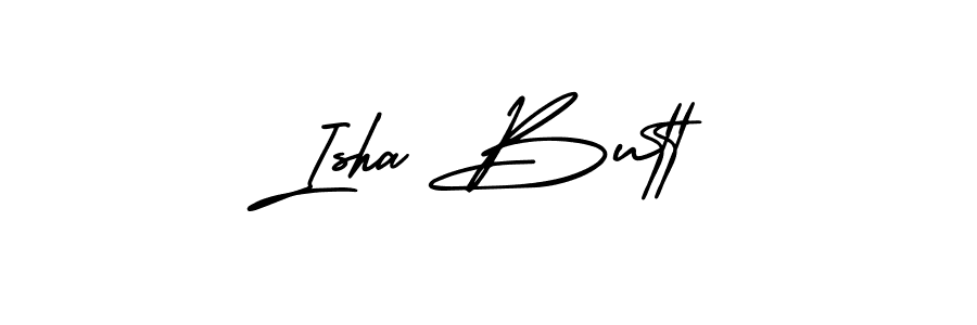 AmerikaSignatureDemo-Regular is a professional signature style that is perfect for those who want to add a touch of class to their signature. It is also a great choice for those who want to make their signature more unique. Get Isha Butt name to fancy signature for free. Isha Butt signature style 3 images and pictures png