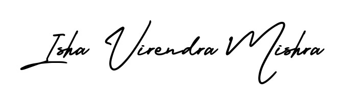 The best way (AmerikaSignatureDemo-Regular) to make a short signature is to pick only two or three words in your name. For converting this name Isha Virendra Mishra. Isha Virendra Mishra signature style 3 images and pictures png