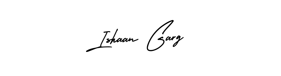How to Draw Ishaan Garg signature style? AmerikaSignatureDemo-Regular is a latest design signature styles for name Ishaan Garg. Ishaan Garg signature style 3 images and pictures png
