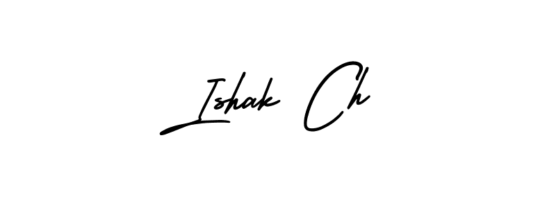 Make a beautiful signature design for name Ishak Ch. Use this online signature maker to create a handwritten signature for free. Ishak Ch signature style 3 images and pictures png