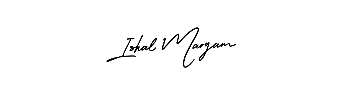 How to make Ishal Maryam signature? AmerikaSignatureDemo-Regular is a professional autograph style. Create handwritten signature for Ishal Maryam name. Ishal Maryam signature style 3 images and pictures png