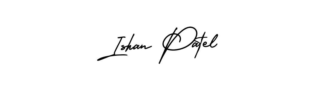 Ishan Patel stylish signature style. Best Handwritten Sign (AmerikaSignatureDemo-Regular) for my name. Handwritten Signature Collection Ideas for my name Ishan Patel. Ishan Patel signature style 3 images and pictures png