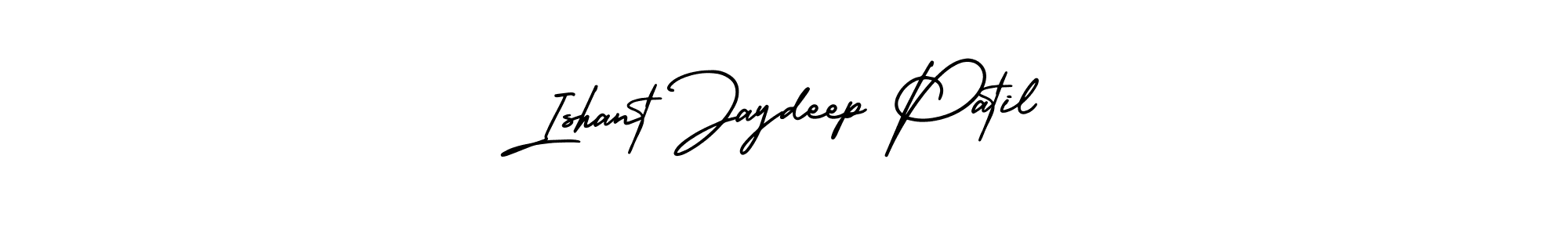 Make a beautiful signature design for name Ishant Jaydeep Patil. With this signature (AmerikaSignatureDemo-Regular) style, you can create a handwritten signature for free. Ishant Jaydeep Patil signature style 3 images and pictures png