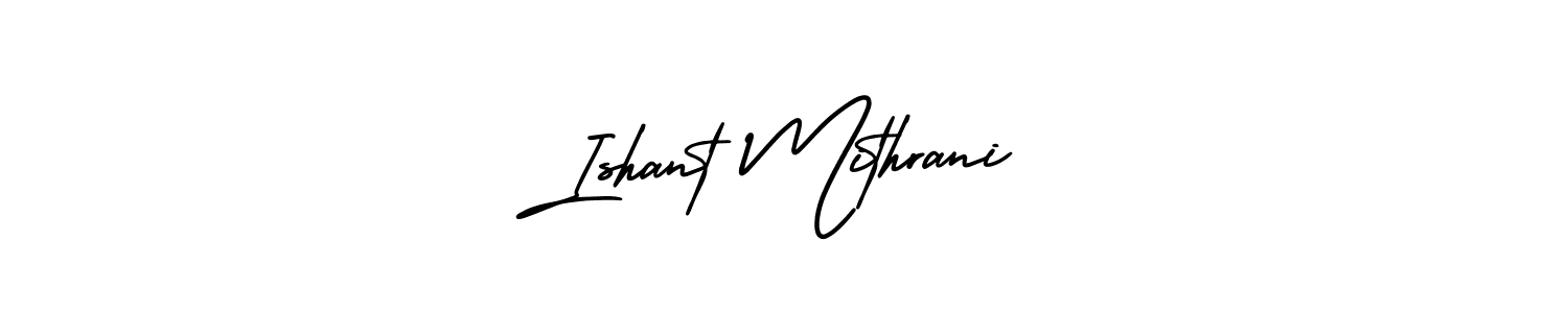 Create a beautiful signature design for name Ishant Mithrani. With this signature (AmerikaSignatureDemo-Regular) fonts, you can make a handwritten signature for free. Ishant Mithrani signature style 3 images and pictures png