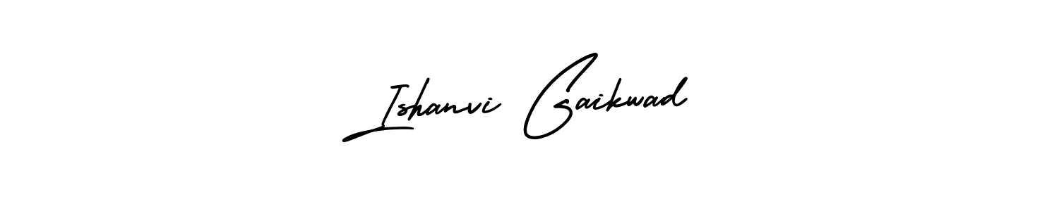 Similarly AmerikaSignatureDemo-Regular is the best handwritten signature design. Signature creator online .You can use it as an online autograph creator for name Ishanvi Gaikwad. Ishanvi Gaikwad signature style 3 images and pictures png