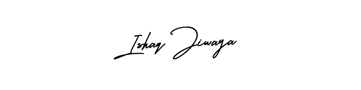 Also You can easily find your signature by using the search form. We will create Ishaq Jiwaya name handwritten signature images for you free of cost using AmerikaSignatureDemo-Regular sign style. Ishaq Jiwaya signature style 3 images and pictures png