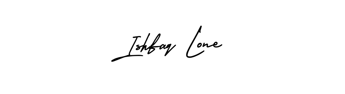 Design your own signature with our free online signature maker. With this signature software, you can create a handwritten (AmerikaSignatureDemo-Regular) signature for name Ishfaq Lone. Ishfaq Lone signature style 3 images and pictures png