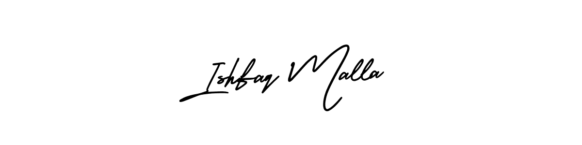 Also You can easily find your signature by using the search form. We will create Ishfaq Malla name handwritten signature images for you free of cost using AmerikaSignatureDemo-Regular sign style. Ishfaq Malla signature style 3 images and pictures png