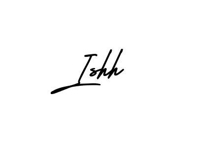 Similarly AmerikaSignatureDemo-Regular is the best handwritten signature design. Signature creator online .You can use it as an online autograph creator for name Ishh. Ishh signature style 3 images and pictures png