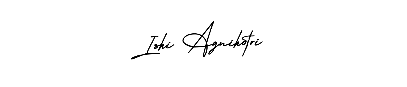 Use a signature maker to create a handwritten signature online. With this signature software, you can design (AmerikaSignatureDemo-Regular) your own signature for name Ishi Agnihotri. Ishi Agnihotri signature style 3 images and pictures png