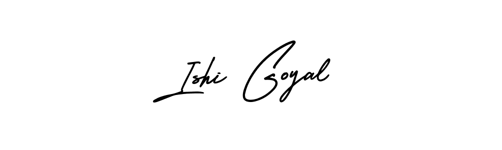 Similarly AmerikaSignatureDemo-Regular is the best handwritten signature design. Signature creator online .You can use it as an online autograph creator for name Ishi Goyal. Ishi Goyal signature style 3 images and pictures png