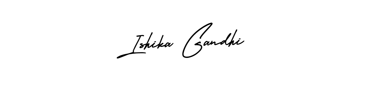 Also we have Ishika Gandhi name is the best signature style. Create professional handwritten signature collection using AmerikaSignatureDemo-Regular autograph style. Ishika Gandhi signature style 3 images and pictures png