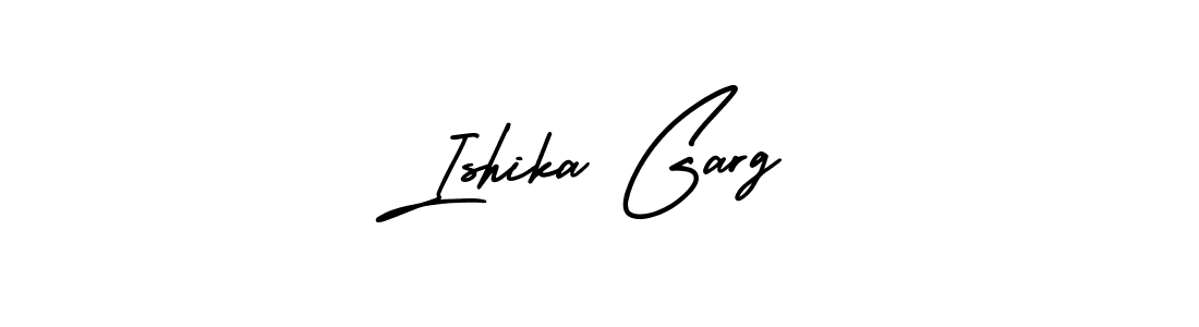 AmerikaSignatureDemo-Regular is a professional signature style that is perfect for those who want to add a touch of class to their signature. It is also a great choice for those who want to make their signature more unique. Get Ishika Garg name to fancy signature for free. Ishika Garg signature style 3 images and pictures png