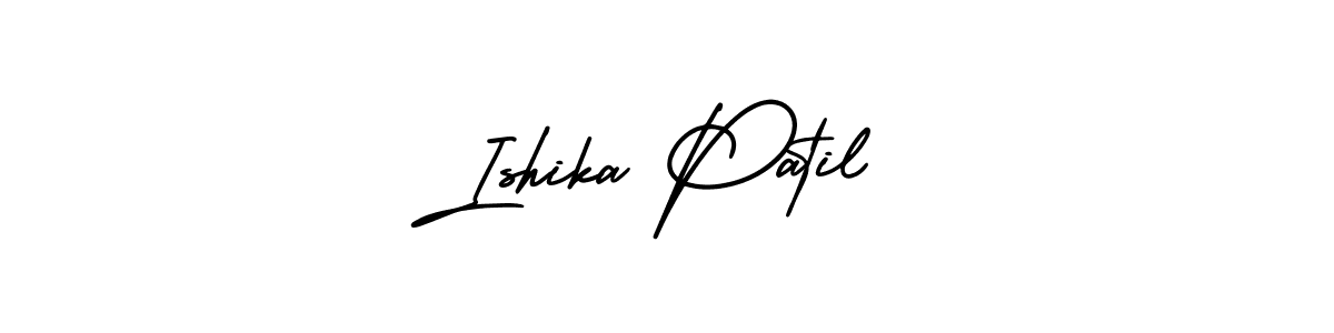 How to Draw Ishika Patil signature style? AmerikaSignatureDemo-Regular is a latest design signature styles for name Ishika Patil. Ishika Patil signature style 3 images and pictures png