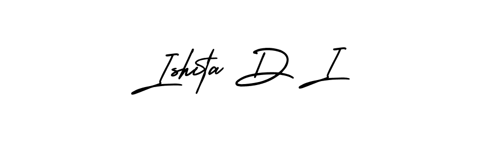 How to Draw Ishita D I signature style? AmerikaSignatureDemo-Regular is a latest design signature styles for name Ishita D I. Ishita D I signature style 3 images and pictures png