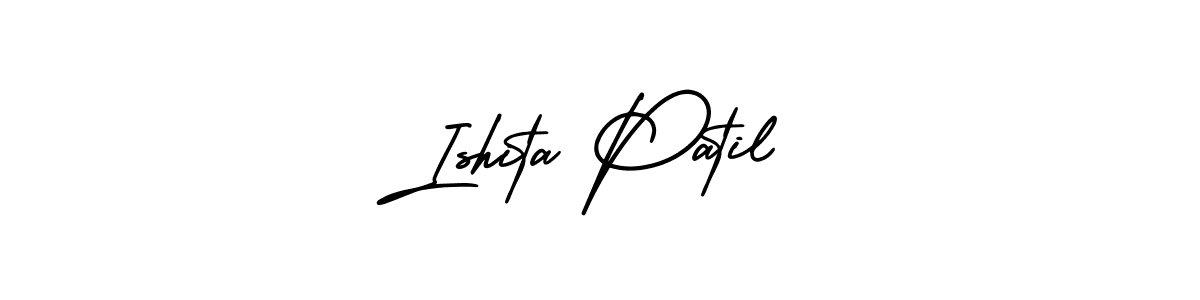 Best and Professional Signature Style for Ishita Patil. AmerikaSignatureDemo-Regular Best Signature Style Collection. Ishita Patil signature style 3 images and pictures png