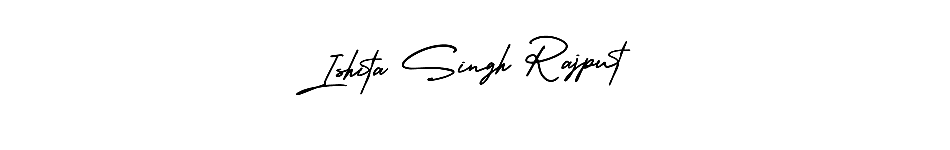 How to make Ishita Singh Rajput signature? AmerikaSignatureDemo-Regular is a professional autograph style. Create handwritten signature for Ishita Singh Rajput name. Ishita Singh Rajput signature style 3 images and pictures png