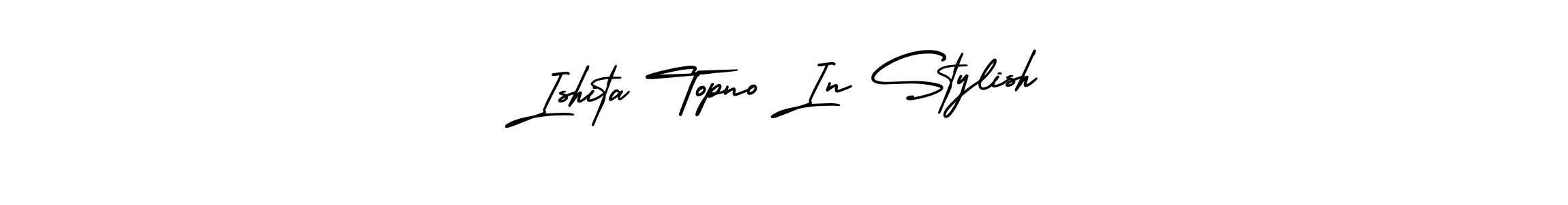 Similarly AmerikaSignatureDemo-Regular is the best handwritten signature design. Signature creator online .You can use it as an online autograph creator for name Ishita Topno In Stylish. Ishita Topno In Stylish signature style 3 images and pictures png