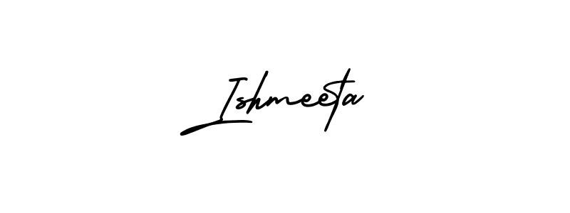 This is the best signature style for the Ishmeeta name. Also you like these signature font (AmerikaSignatureDemo-Regular). Mix name signature. Ishmeeta signature style 3 images and pictures png