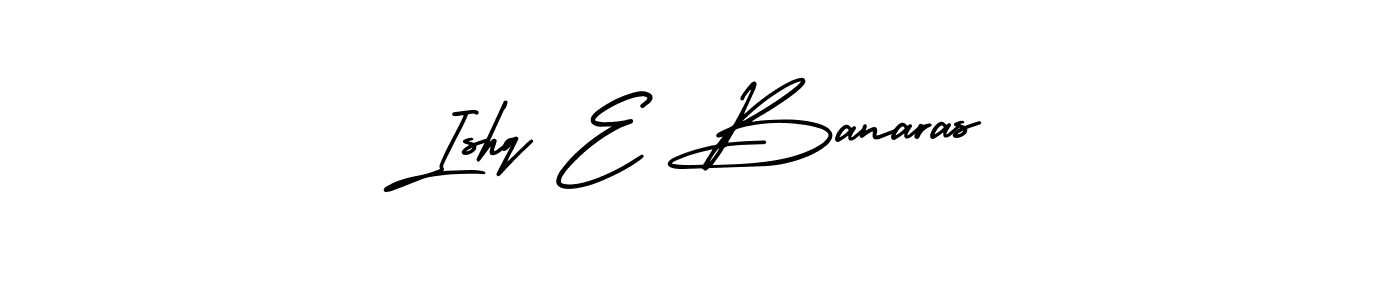 if you are searching for the best signature style for your name Ishq E Banaras. so please give up your signature search. here we have designed multiple signature styles  using AmerikaSignatureDemo-Regular. Ishq E Banaras signature style 3 images and pictures png