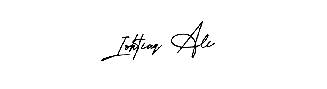How to make Ishtiaq Ali signature? AmerikaSignatureDemo-Regular is a professional autograph style. Create handwritten signature for Ishtiaq Ali name. Ishtiaq Ali signature style 3 images and pictures png