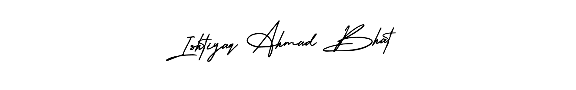 Ishtiyaq Ahmad Bhat stylish signature style. Best Handwritten Sign (AmerikaSignatureDemo-Regular) for my name. Handwritten Signature Collection Ideas for my name Ishtiyaq Ahmad Bhat. Ishtiyaq Ahmad Bhat signature style 3 images and pictures png