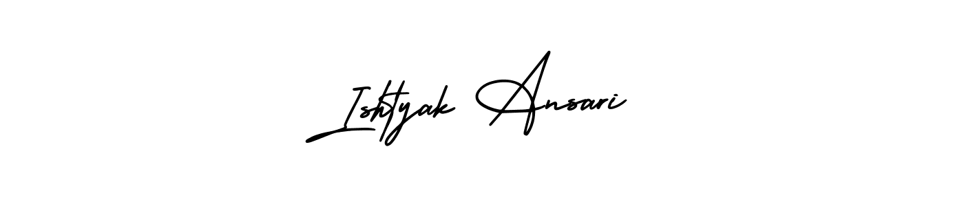 Make a beautiful signature design for name Ishtyak Ansari. Use this online signature maker to create a handwritten signature for free. Ishtyak Ansari signature style 3 images and pictures png