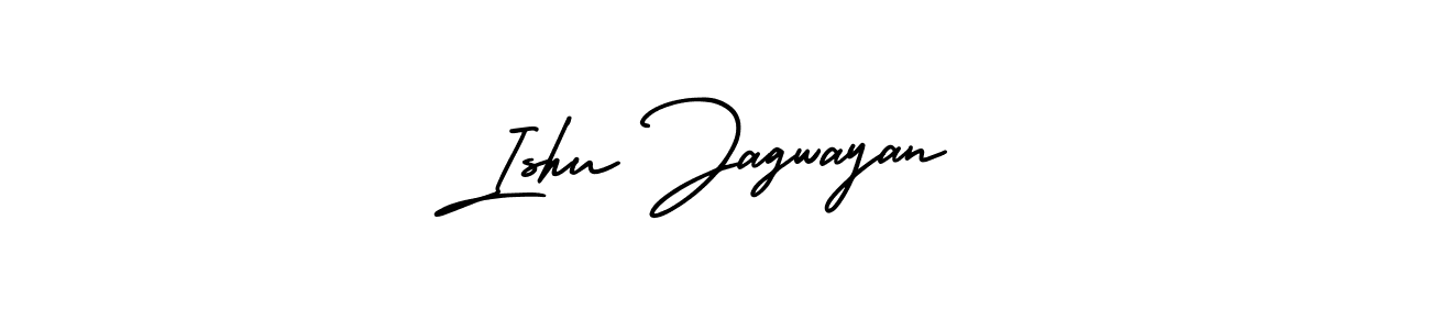 Also You can easily find your signature by using the search form. We will create Ishu Jagwayan name handwritten signature images for you free of cost using AmerikaSignatureDemo-Regular sign style. Ishu Jagwayan signature style 3 images and pictures png