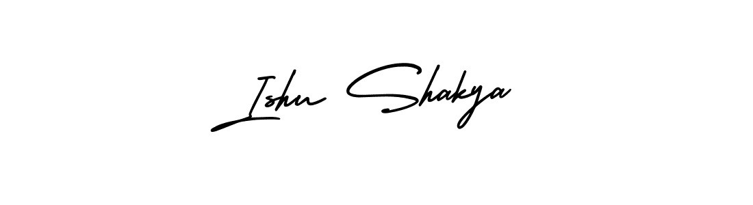 Best and Professional Signature Style for Ishu Shakya. AmerikaSignatureDemo-Regular Best Signature Style Collection. Ishu Shakya signature style 3 images and pictures png