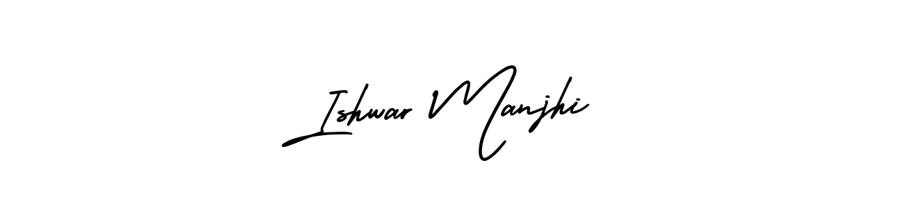 Also You can easily find your signature by using the search form. We will create Ishwar Manjhi name handwritten signature images for you free of cost using AmerikaSignatureDemo-Regular sign style. Ishwar Manjhi signature style 3 images and pictures png