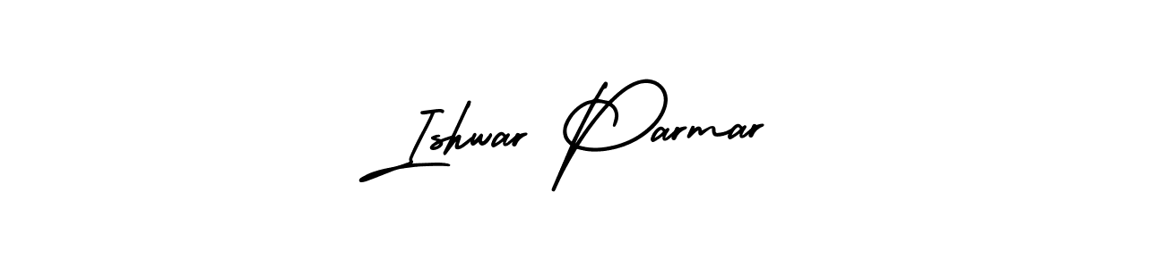 How to make Ishwar Parmar name signature. Use AmerikaSignatureDemo-Regular style for creating short signs online. This is the latest handwritten sign. Ishwar Parmar signature style 3 images and pictures png