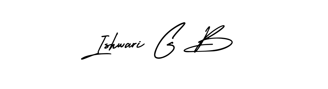 Best and Professional Signature Style for Ishwari G B. AmerikaSignatureDemo-Regular Best Signature Style Collection. Ishwari G B signature style 3 images and pictures png